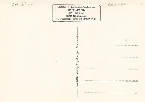 Schaffhausen, Mehrbildkarte ngl G0787