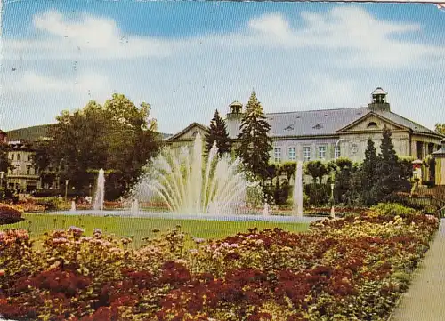 Bad Kissingen, Rosengarten mit Regentenbau gl1967 G1613