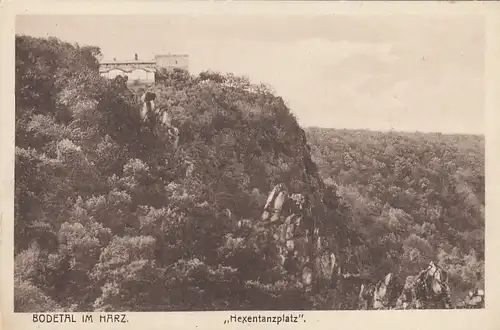 Bodetal im Harz, Hexentanzplatz ngl F9903