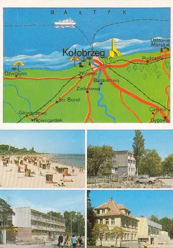 PL Kolobrzeg, brzeg morski ... Mehrbildkarte ngl G1357