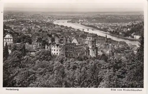 Heidelberg, Blick vom Rindenhäuschen ngl F9906