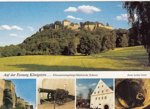 Sächs.Schweiz, Königstein, Mehrbildkarte ngl G3797