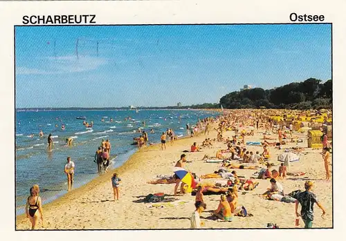 Ostseebad Scharbeutz, Strandleben gl1993 F8002