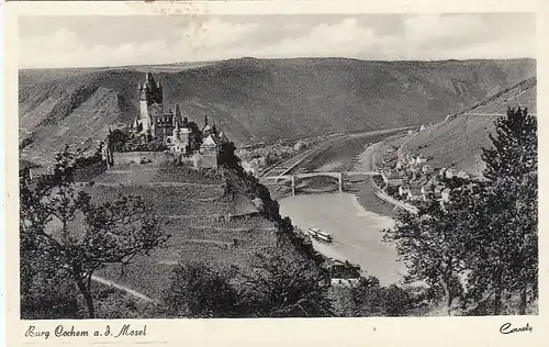 Burg Cochem a.d.Mosel glum 1955? G0815