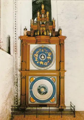 Lübeck, St.Marienkirche, Neue atsronomische Uhr ngl F7987