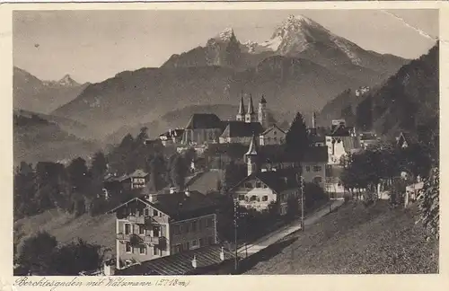 Berchtesgaden mit Watzmann ngl F9945