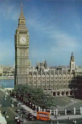 London, Big Ben from the Treasury Building ngl G1417