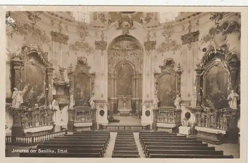 Ettal, Inneres der Basilika ngl G3880