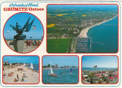 Ostseeheilbad Grömitz in Holst., Mehrbildkarte ngl F8121