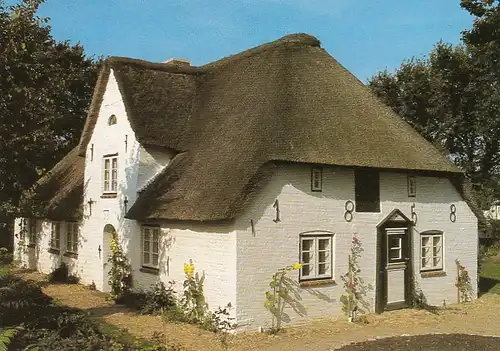 Nordseeinsel Sylt (?), Friesenhaus ngl G0942