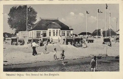 Ostseebad Dahme i.Holst., Am Strand bei der Lesehalle ngl F8111