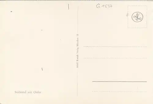 Suldental mit Ortler, Wildwasser ngl G1537