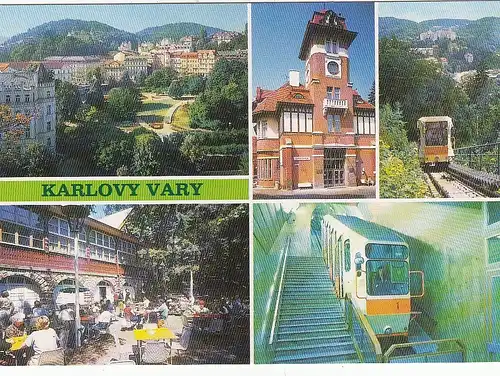 Karlovy Vary, Mehrbildkarte ngl G0985