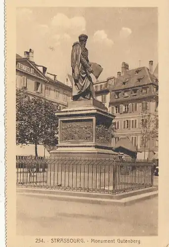 Strasbourg (Bas-Rhin), Monument Gutenberg ngl G3578