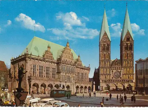 Bremen, Rathaus und Dom gl1970 F8241