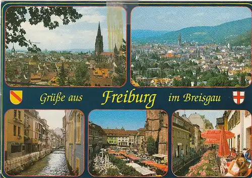 Freiburg i.Breisgau, Mehrbildkarte gl1980? G3641