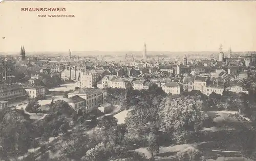 Braunschweig vom Wasserturm ngl G1895