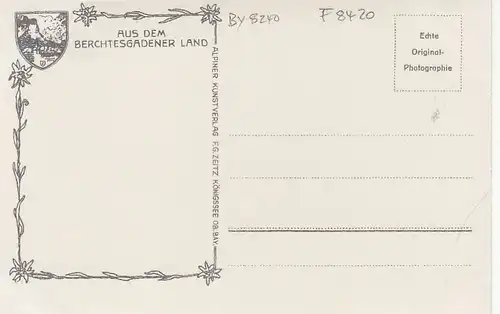 Berchtesgadener Land, Watzmann-Gruppe ngl F8420