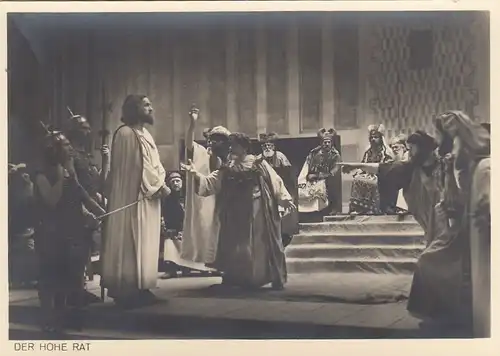 Oberammergau, Obb., Jubiläums Passionsspiele 1934, Der Hohe Rat ngl G3707