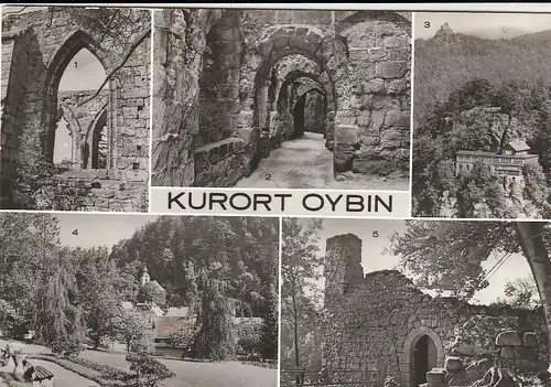 Kurort Oybin, Zittauer Gebirge, Mehrbildkarte ngl G0225