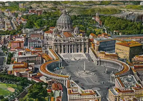 Roma, Piazza e Basilico di S.Pietro, dall'aereo gl1965 G4079