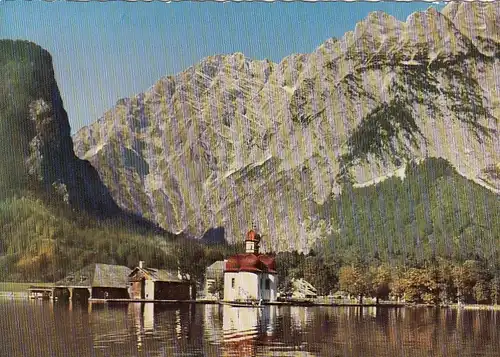 Königssee, St.Batholomä mit Watzmann Ostwand ngl G0614