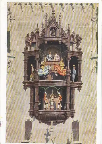 München, Glockenspiel am Rathaus ngl G1755