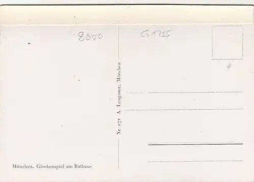 München, Glockenspiel am Rathaus ngl G1755