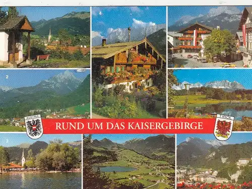 Rund um das Kaiserebirge, Tirol, Mehrbildkarte gl2001? G1770