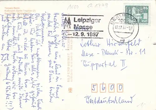 Berlin, Mehrbildkarte gl1987 G1779