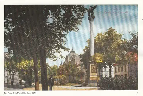 Krefeld, Ostwall im Jahre 1920, Repro ngl G1788