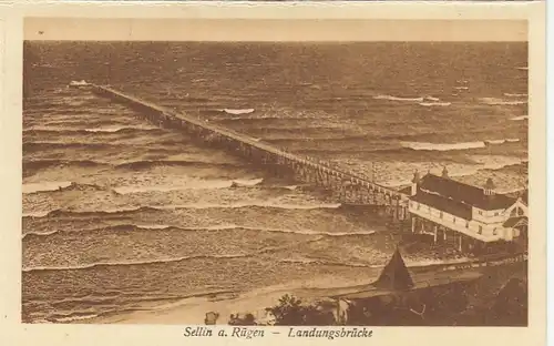 Ostseebad Sellin auf Rügen, Landungsbrücke ngl F9434