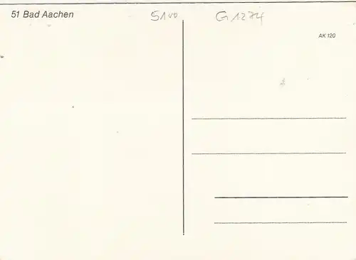 Bad Aachen, Mehrbildkarte ngl G1274