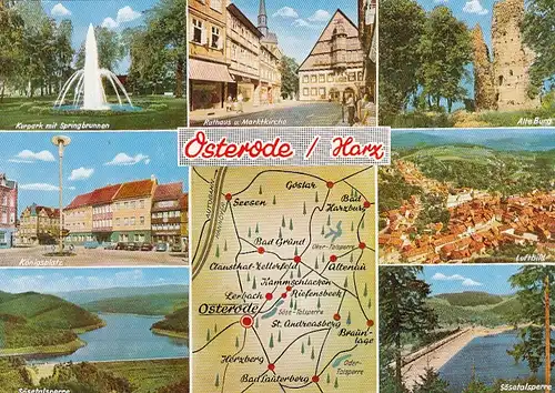 Osterode, Harz, Mehrbildkarte ngl G2041