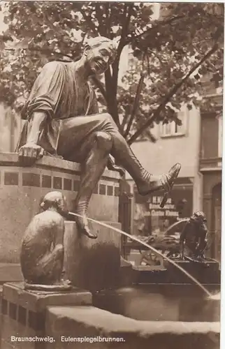Braunschweig, Eulenspiegelbrunnen ngl G1863