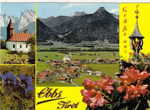 Ebbs, Tirol, gegen Wendelstein gl1974 G1283