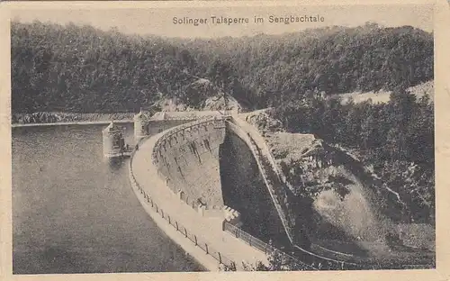 Solinger Talsperre im Sengbachtale ngl G0352