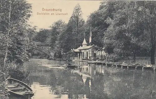 Braunschweig, Bootstation am Löwenwall ngl G1893