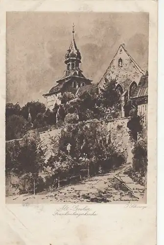 Alt-Goslar, Harz, Frankenberger Kirche ngl G2093