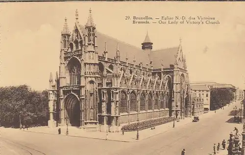 Bruxelles, Eglise N.-D. des Victoires ngl F9493