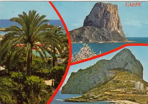 Calpe (Alicante) Mehrbildkarte gl1977 G3901
