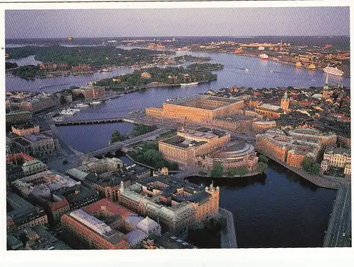 Stockholm, Altstadt von oben ngl G3923
