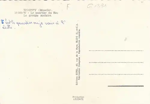 Woippy (Moselle), Le quartie du Roi, La Groupe Solaire gl1958 G1391