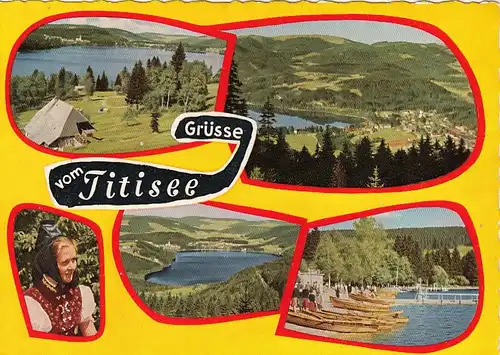 Titisee, Schwarzwald, Mehrbildkarte ngl G4306