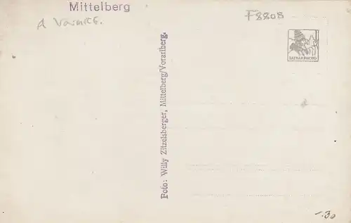 Mittelberg, Vorarlberg ngl F8808