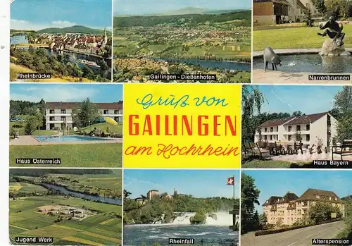 Gailingen, Bodensee, Mehrbildkarte gl1982 G4339