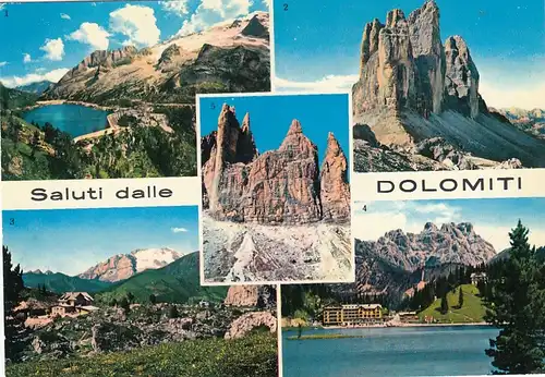 Dolomiti, Mehrbildkarte ngl G0545