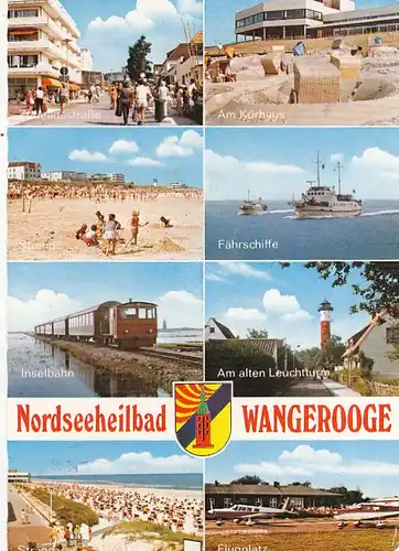 Nordseebad Wangerooge, Mehrbildkarte gl1978 F8728