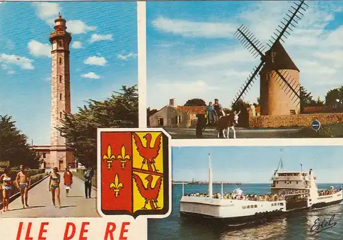 Ile de Re (Charente-Maritime) Mehrbildkarte gl1975 G0903