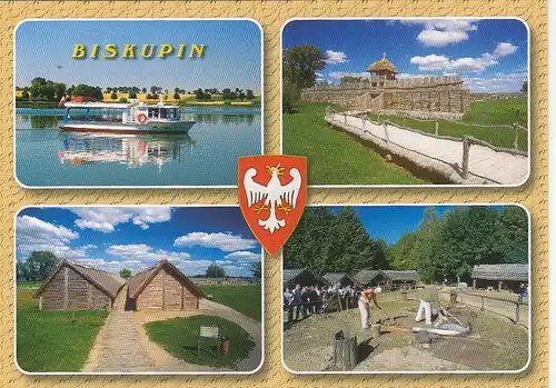 PL Biskupin, Mehrbildkarte ngl G0922